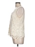 Jennifer Lopez Ivory Sleeveless Blouse Size L - photo 5