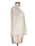 Jennifer Lopez Ivory Sleeveless Blouse Size L - photo 4