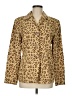 Dana Buchman Animal Print Gold Blazer Size 8 - photo 1