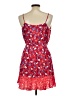 Express 100% Rayon Floral Red Casual Dress Size L - photo 2