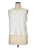 Tianello Ivory Sleeveless Blouse Size XL - photo 1