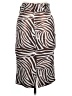 River Island Animal Print Brown Casual Skirt Size 10 - photo 2