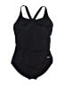 Speedo Solid Black One Piece Swimsuit Size L - photo 1