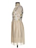 Kensie 100% Polyester Hearts Tan Cocktail Dress Size XS - photo 5