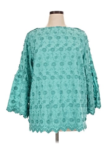 Soft Surroundings 3/4 Sleeve Blouse (view 1)