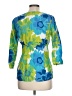 Boden 100% Cotton Blue 3/4 Sleeve Blouse Size UK 14 / US 10 - photo 2