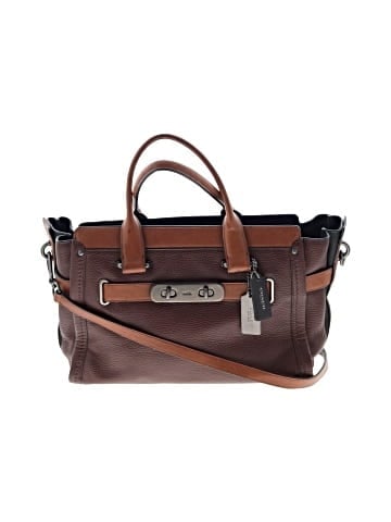 Coach Leather Satchel (view 1)