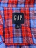 Gap Plaid Red Long Sleeve Button-Down Shirt Size L (tall) - photo 7
