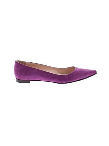 Manolo Blahnik Suede Flats (view 1)