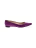 Manolo Blahnik Purple Suede Flats Size EU 37 1/2 - photo 1