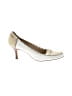 Bruno Magli 100% Leather Polka Dots Ivory Heels Size EU 37 - photo 1