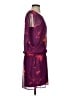 Express 100% Polyester Graphic Purple Cocktail Dress Size S - photo 4