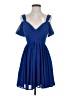 Lulus 100% Polyester Solid Blue Cocktail Dress Size XS - photo 1