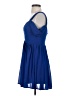 Lulus 100% Polyester Solid Blue Cocktail Dress Size XS - photo 5