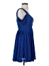 Lulus 100% Polyester Solid Blue Cocktail Dress Size XS - photo 4