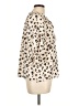 THML Animal Print Ivory 3/4 Sleeve Blouse Size L - photo 4