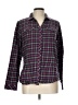 Columbia Plaid Purple Long Sleeve Button-Down Shirt Size L - photo 1