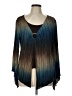 DressBarn Teal Long Sleeve Blouse Size L - photo 1