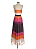 Express 100% Polyester Tie-dye Orange Casual Dress Size XS - photo 2