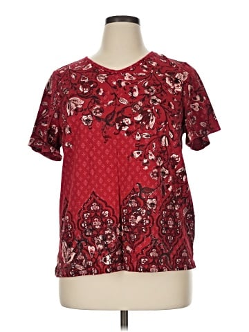 Cj Banks Short Sleeve Blouse (view 1)
