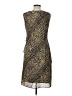 Robbie Bee 100% Polyester Animal Print Gold Cocktail Dress Size 10 - photo 2