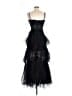 Betsy & Adam 100% Polyester Solid Black Cocktail Dress Size 6 - photo 2