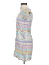 Mossimo Supply Co. 100% Rayon Stripes Silver Casual Dress Size S - photo 5