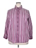 Roaman's Stripes Pink 3/4 Sleeve Button-Down Shirt Size 18 (L) - photo 1