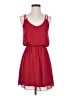 TOBI 100% Polyester Solid Red Casual Dress Size S - photo 1