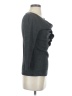 Deletta Gray 3/4 Sleeve Top Size S - photo 4