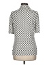 Lizzie Driver Houndstooth Ivory Short Sleeve Turtleneck Size M - photo 2