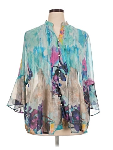 North Style 3/4 Sleeve Blouse (view 1)