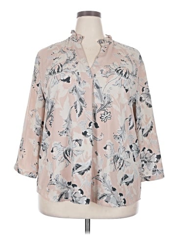 Van Heusen 3/4 Sleeve Blouse (view 1)