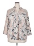 Van Heusen 100% Polyester Floral Pink 3/4 Sleeve Blouse Size XXL - photo 1