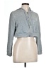 Shein Curve 100% Polyester Gray Zip Up Hoodie Size 12 Plus (0) - photo 1