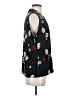 Calvin Klein Floral Black Sleeveless Blouse Size P (petite) - photo 4