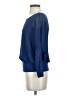 Joseph A. 100% Polyester Blue 3/4 Sleeve Top Size S - photo 5