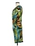Tribal Tropical Teal Casual Dress Size M - photo 5