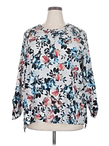 Van Heusen Long Sleeve Blouse (view 1)