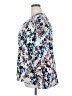 Van Heusen 100% Polyester Floral Silver Long Sleeve Blouse Size XXL - photo 5