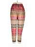 Staring at Stars 100% Polyester Print Pink Casual Pants Size L - photo 1