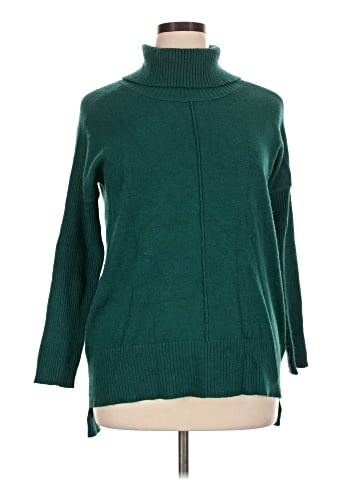 Cable & Gauge Turtleneck Sweater (view 1)