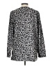 Ellen Tracy Animal Print Gray Pullover Sweater Size L - photo 2