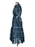Intermix Paisley Blue Casual Dress Size 6 - photo 5