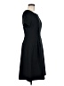 Talbots Solid Black Casual Dress Size 8 - photo 4