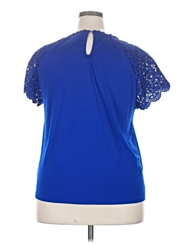 Cable & Gauge Short Sleeve Blouse (view 2)
