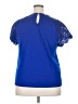 Cable & Gauge Blue Short Sleeve Blouse Size XXL - photo 2