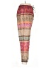 Staring at Stars 100% Polyester Print Pink Casual Pants Size L - photo 4
