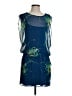 Express 100% Polyester Blue Cocktail Dress Size S - photo 1