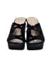 Etienne Aigner 100% Leather Black Wedges Size 8 1/2 - photo 2